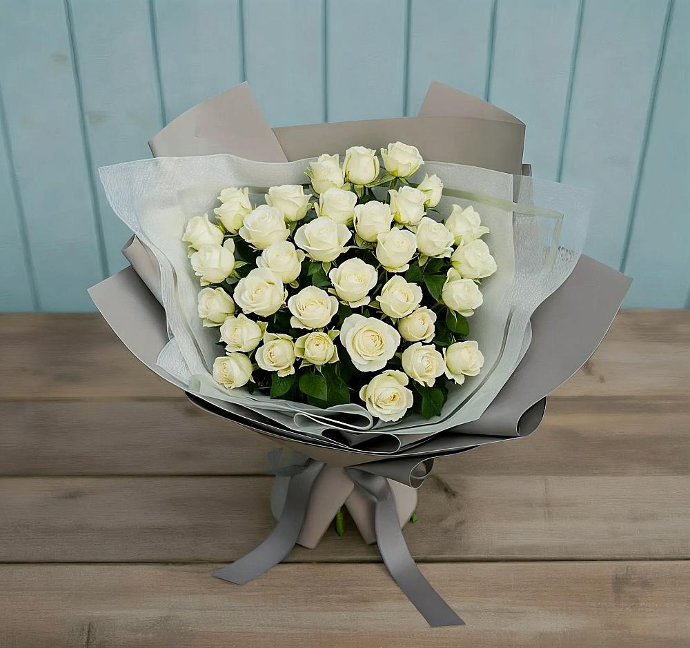 Букет Белоснежная нежность в Харовске