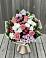 Букет цветов из: Альстромерии, Гвоздики, Розы и Хризантемы в Харовске