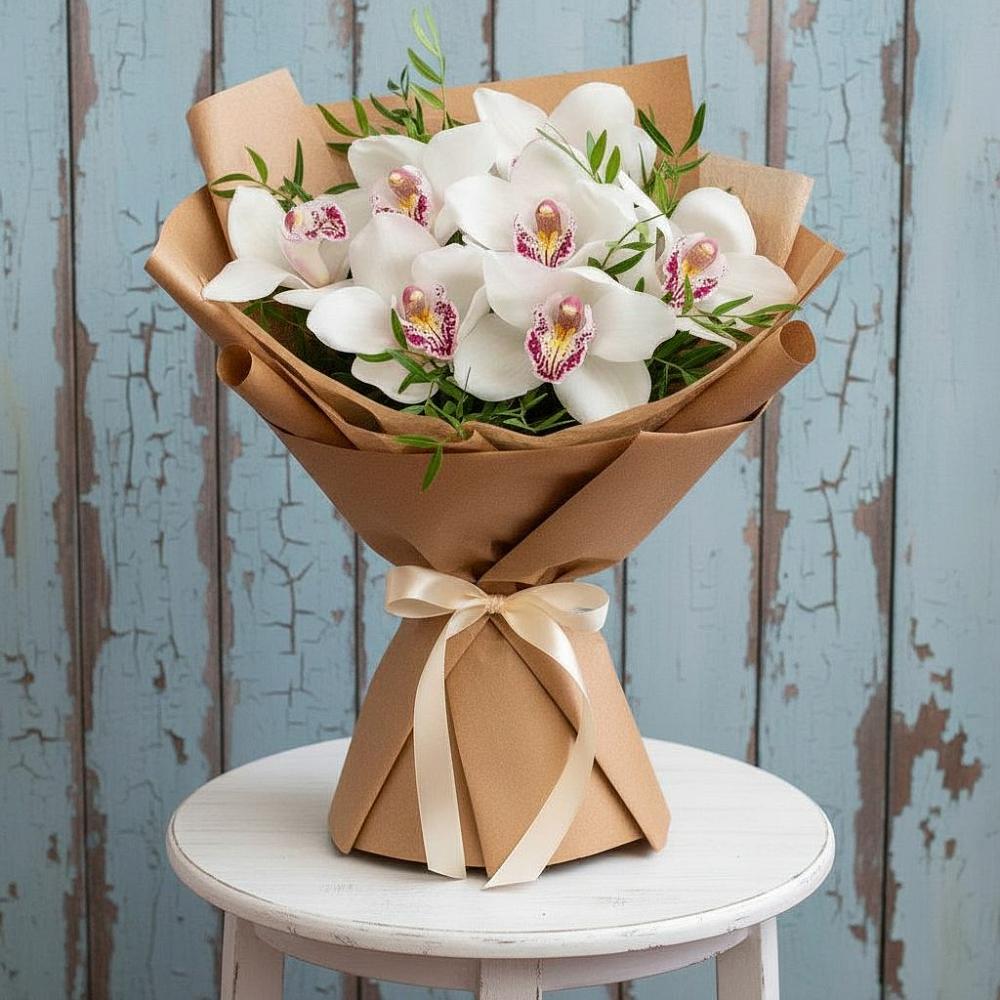 Букет цветов из: Орхидеи и Розы в Харовске