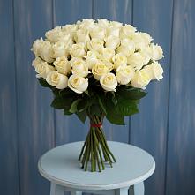 Букет 51 Белая роза Эдлесс Лав #REPLACE_PRED# Харовске