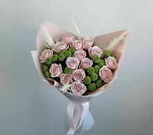 Букет цветов из:  Розы и Хризантемы в Харовске
