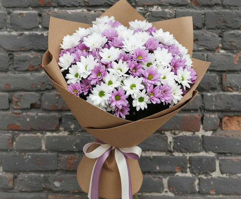 Букет цветов из: Хризантемы в Харовске